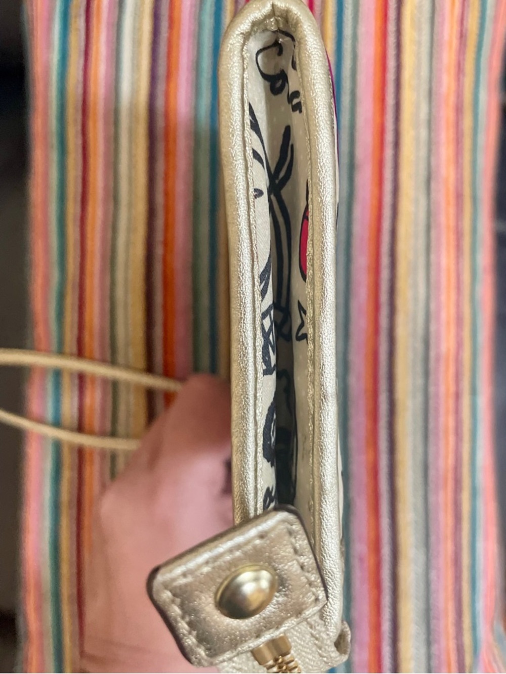 Vintage Coach Poppy Kyra Floral Graffiti Sateen Wallet Wristlet Y2K Rare - Picture 7 of 16